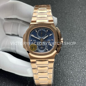 P1 Factory Patek Philippe Nautilus 5990 1R 001 blue dial rose gold
