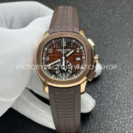 P1 Factory Patek Philippe Aquanaut 5968R 0001 brown dial rose gold