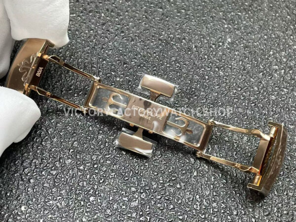 P1 Factory Patek Philippe Aquanaut 5968R-0001 42.2mm Rose Gold Brown Rubber Strap Arabic Numerals Brown Dial