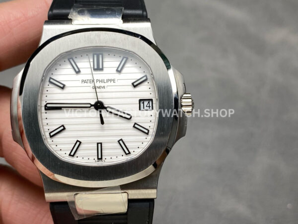 PPF Factory Patek Philippe Nautilus 5711 white dial rubber strap