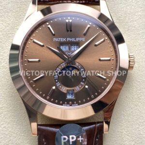 PP+ Factory Patek Philippe Annual Calendar 5396R-001 brown dial rose gold
