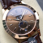 PP+ Factory Patek Philippe Annual Calendar 53961R-001 Rose Gold Brown Dial (3) PP+ Factory Patek Philippe Annual Calendar 53961R-001 38.5mm Rose Gold Brown Dial
