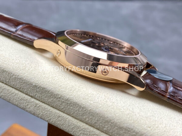 PP+ Factory Patek Philippe Annual Calendar 53961R-001 Rose Gold Brown Dial (6) PP+ Factory Patek Philippe Annual Calendar 53961R-001 38.5mm Rose Gold Brown Dial