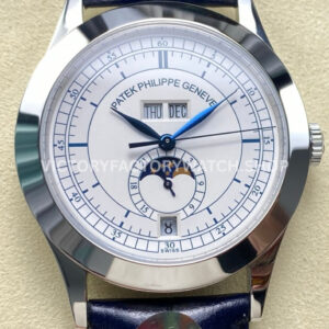 PP+ Factory Patek Philippe Annual Calendar 5396G-001 silver dial white gold