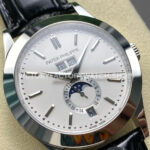 PP+ Factory Patek Philippe Annual Calendar 5396G-011 White Gold Silver Dial (2) PP+ Factory Patek Philippe Annual Calendar 5396G-011 38.5mm White Gold Silver Dial