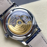 PP+ Factory Patek Philippe Annual Calendar 5396G-017 White Gold Baguette Diamonds Blue Dial (3) PP+ Factory Patek Philippe Annual Calendar 5396G-017 38.5mm White Gold Baguette Diamonds Blue Dial