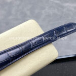 PP+ Factory Patek Philippe Annual Calendar 5396G-017 White Gold Baguette Diamonds Blue Dial (7) PP+ Factory Patek Philippe Annual Calendar 5396G-017 38.5mm White Gold Baguette Diamonds Blue Dial