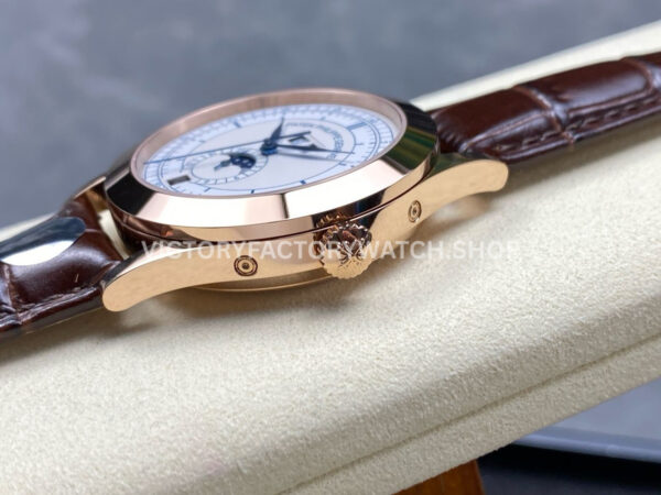 PP+ Factory Patek Philippe Annual Calendar 5396R-001 38.5mm Rose Gold Silver Dial