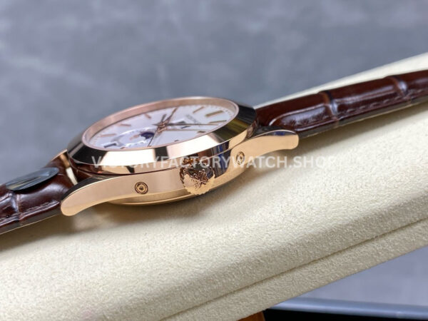 PP+ Factory Patek Philippe Annual Calendar 5396R-011 Rose gold Silver Dial (4) PP+ Factory Patek Philippe Annual Calendar 5396R-011 38.5mm Rose Gold Silver Dial