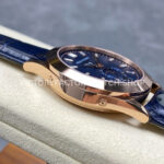 PP+ Factory Patek Philippe Annual Calendar 5396R-014 Rose Gold Blue Dial (6) PP+ Factory Patek Philippe Annual Calendar 5396R-015 38.5mm Rose Gold Baguette Blue Dial