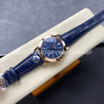 PP+ Factory Patek Philippe Annual Calendar 5396R-014 Rose Gold Blue Dial (7) PP+ Factory Patek Philippe Annual Calendar 5396R-015 38.5mm Rose Gold Baguette Blue Dial