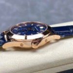PP+ Factory Patek Philippe Annual Calendar 5396R-014 Rose Gold Blue Dial (8) PP+ Factory Patek Philippe Annual Calendar 5396R-015 38.5mm Rose Gold Baguette Blue Dial
