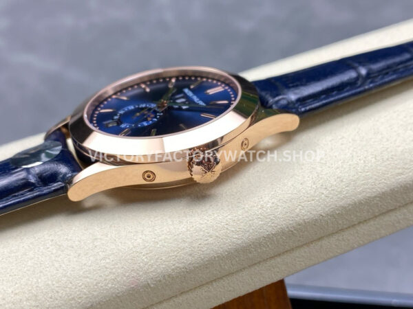 PP+ Factory Patek Philippe Annual Calendar 5396R-015 Rose gold Baguette Blue Dial (4) PP+ Factory Patek Philippe Annual Calendar 5396R-014 38.5mm Rose Gold Blue Dial
