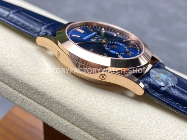 PP+ Factory Patek Philippe Annual Calendar 5396R-015 Rose gold Baguette Blue Dial (8) PP+ Factory Patek Philippe Annual Calendar 5396R-014 38.5mm Rose Gold Blue Dial
