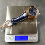 PP+ Factory Patek Philippe Annual Calendar 5396R-015 Rose gold Baguette Blue Dial (9) PP+ Factory Patek Philippe Annual Calendar 5396R-014 38.5mm Rose Gold Blue Dial