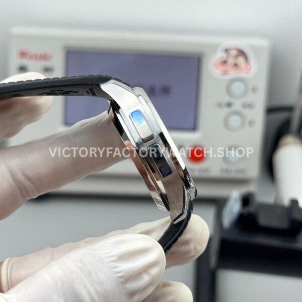 PP Factory Patek Philippe Aquanaut 5164A-001 40.8mm Steel Rubber Strap Black Dial