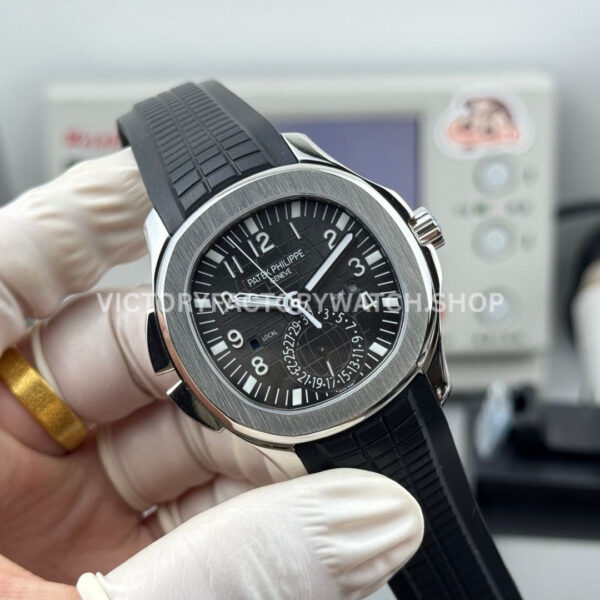 PP Factory Patek Philippe Aquanaut 5164A-001 40.8mm Steel Rubber Strap Black Dial