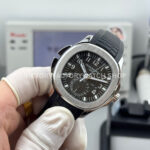 PP Factory Patek Philippe Aquanaut 5164A-001 40.8mm Steel Rubber Strap Black Dial