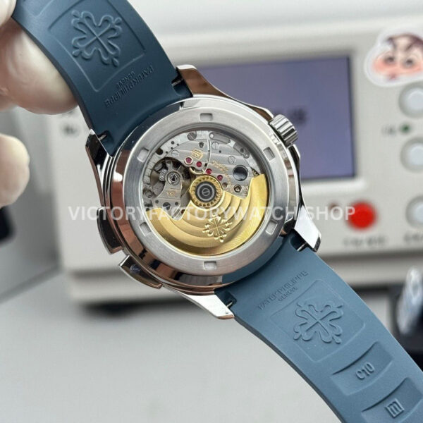 PP Factory Patek Philippe Aquanaut 5164G-001 40.8mm White Gold Rubber Strap Blue Dial