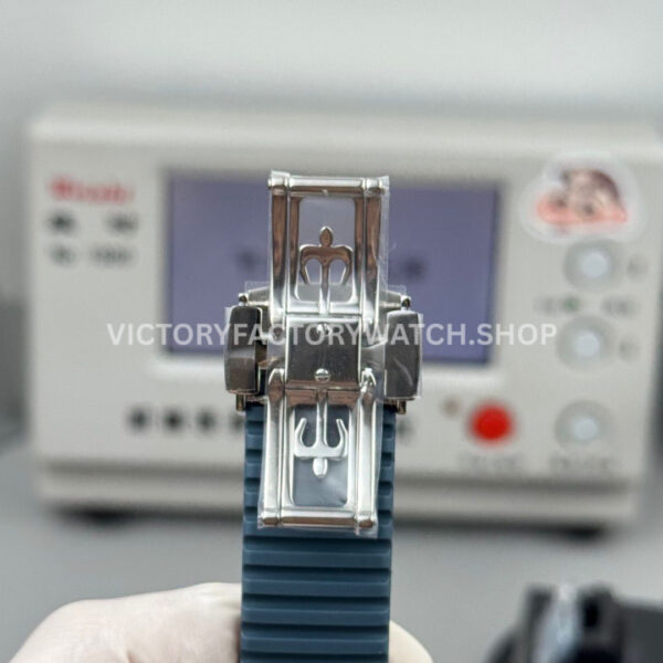 PP Factory Patek Philippe Aquanaut 5164G-001 40.8mm White Gold Rubber Strap Blue Dial