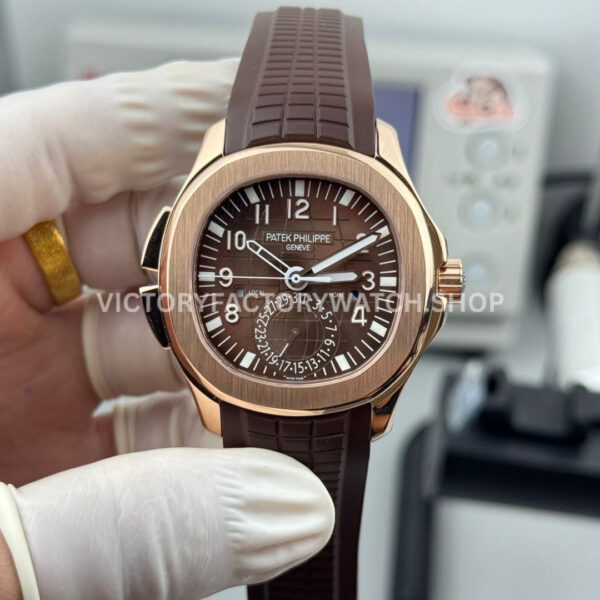 PP Factory Patek Philippe Aquanaut 5164R-001 brown dial rose gold