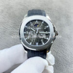PP+ Aquanaut 5261 grey dial steel black strap 39.9mm