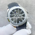 PP+ Factory Patek Philippe Aquanaut 5261 39.9mm Steel Black Rubber Strap Grey Dial