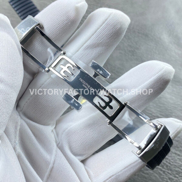 PP+ Factory Patek Philippe Aquanaut 5261 39.9mm Steel Black Rubber Strap Grey Dial