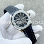 PP+ Factory Patek Philippe Aquanaut 5261 39.9mm Steel Black Rubber Strap Grey Dial