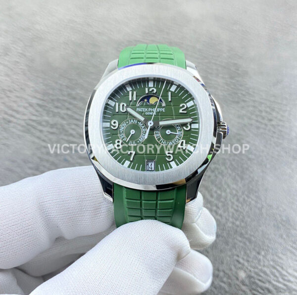 PP+ Aquanaut 5261 green dial green strap 39.9mm