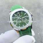 PP+ Factory Patek Philippe Aquanaut 5261 39.9mm Green Rubber Strap Green Dial