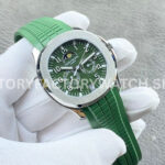 PP+ Factory Patek Philippe Aquanaut 5261 39.9mm Green Rubber Strap Green Dial