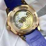PP+ Factory Patek Philippe Aquanaut 5261R-001 40mm Rose Gold Blue Rubber Strap Blue Dial (5) PP+ Factory Patek Philippe Aquanaut 5261R-001 39.9mm Rose Gold Blue Rubber Strap Blue Dial