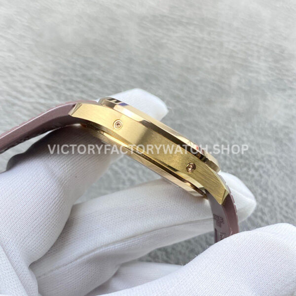 PP+ Factory Patek Philippe Aquanaut 5261R 39.9mm Rose Gold Brown Rubber Strap Brown Dial