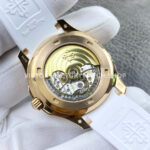 PP+ Factory Patek Philippe Aquanaut 5261R 39.9mm Rose Gold White Rubber Strap White Dial