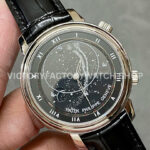 PP Factory Patek Philippe Celestial Moon 44mm 6102R-001 Leather Black Dial (3) PP Factory Patek Philippe Celestial Moon 6102R-001 44mm Leather Black Dial