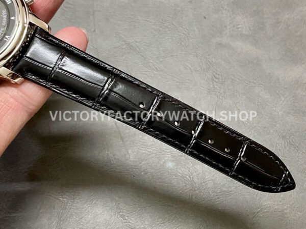 PP Factory Patek Philippe Celestial Moon 44mm 6102R-001 Leather Black Dial (9) PP Factory Patek Philippe Celestial Moon 6102R-001 44mm Leather Black Dial