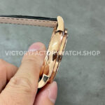 PP Factory Patek Philippe Celestial Moon 6104R-001 44mm Rose Gold Diamond Bezel Leather Black Dial