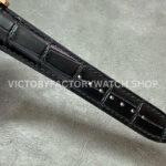 PP Factory Patek Philippe Celestial Moon 6104R-001 44mm Rose Gold Diamond Bezel Leather Black Dial