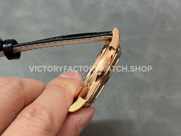 PP Factory Patek Philippe Celestial Moon 6102R-001 44mm Rose Gold Leather Black Dial (4) PP Factory Patek Philippe Celestial Moon 6102R-001 44mm Rose Gold Leather Black Dial