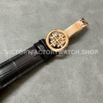 PP Factory Patek Philippe Celestial Moon 6102R-001 44mm Rose Gold Leather Black Dial (8) PP Factory Patek Philippe Celestial Moon 6102R-001 44mm Rose Gold Leather Black Dial