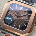 PP+ Factory Patek Philippe Cubitus 5821 45mm Half Rose Gold Brown Dial