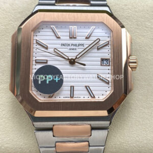 PP+ Cubitus 5821 half rose gold white dial 45mm balanced fit