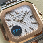 PP+ Factory Patek Philippe Cubitus 5821 45mm Half Rose Gold White Dial (6) PP+ Factory Patek Philippe Cubitus 5821 45mm Half Rose Gold White Dial