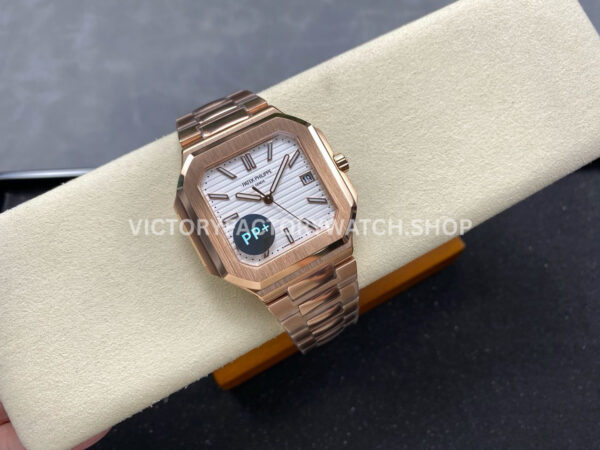 PP+ Factory Patek Philippe Cubitus 5821 45mm Rose Gold White Dial (1) PP+ Factory Patek Philippe Cubitus 5821 45mm Rose Gold White Dial