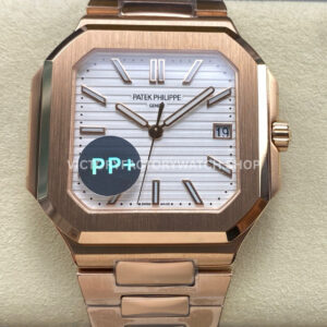 PP+ Cubitus 5821 rose gold white dial 45mm dress style