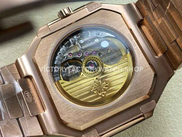 PP+ Factory Patek Philippe Cubitus 5821 45mm Rose Gold White Dial (9) PP+ Factory Patek Philippe Cubitus 5821 45mm Rose Gold White Dial