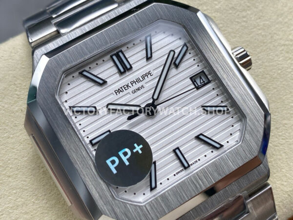 PP+ Factory Patek Philippe Cubitus 5821 45mm White Dial (3) PP+ Factory Patek Philippe Cubitus 5821 45mm White Dial