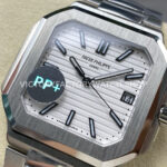 PP+ Factory Patek Philippe Cubitus 5821 45mm White Dial (5) PP+ Factory Patek Philippe Cubitus 5821 45mm White Dial