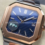 PP+ Factory Patek Philippe Cubitus 58211AR-001 45mm Half Rose Gold Blue Dial (1) PP+ Factory Patek Philippe Cubitus 5821/1AR-001 45mm Half Rose Gold Blue Dial